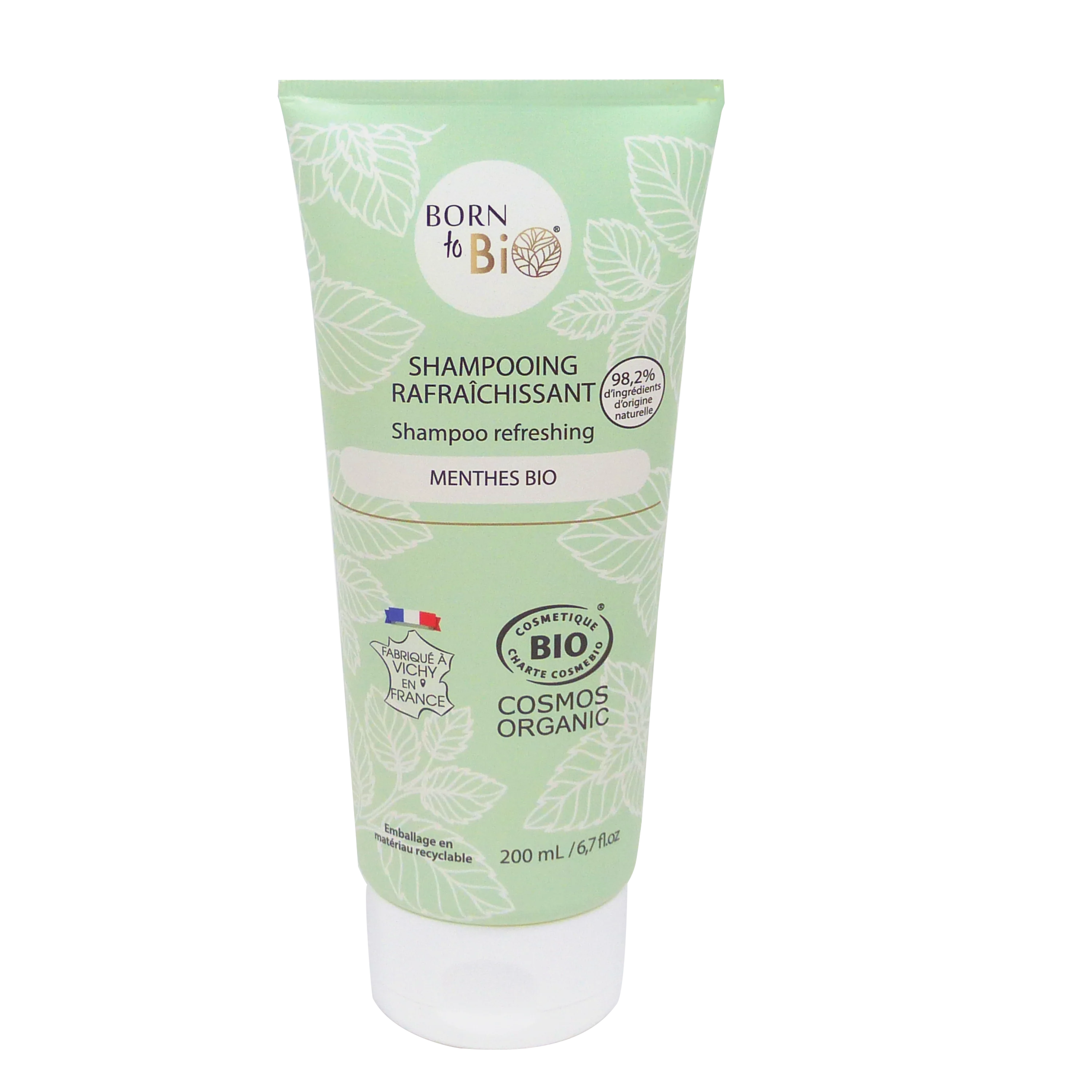 Shampooing Rafraîchissant Menthe Verte - Certifié bio-0