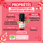 Huile essentielle Gaulthérie Certifiée Bio-1